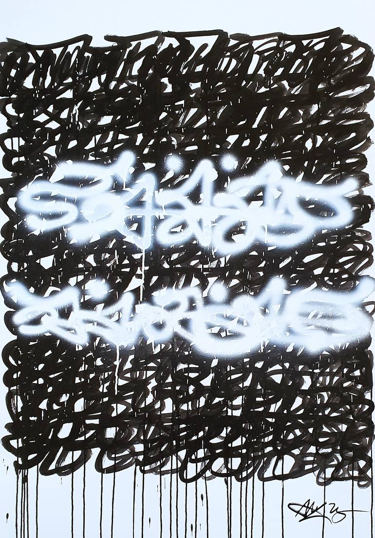 Original Street Art Graffiti Painting by Mr Artsy Graffiti Streetart Tag Urban Street Art Tags