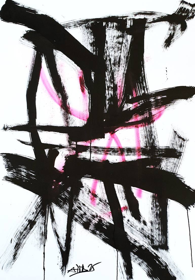 Original Street Art Graffiti Painting by Mister Artsy Streetart Tags Amsterdam Graffiti