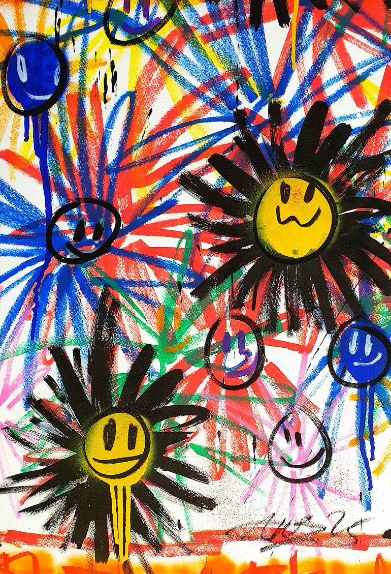 Original Street Art Graffiti Painting by Mr Artsy Graffiti Streetart Tag Urban Street Art Tags
