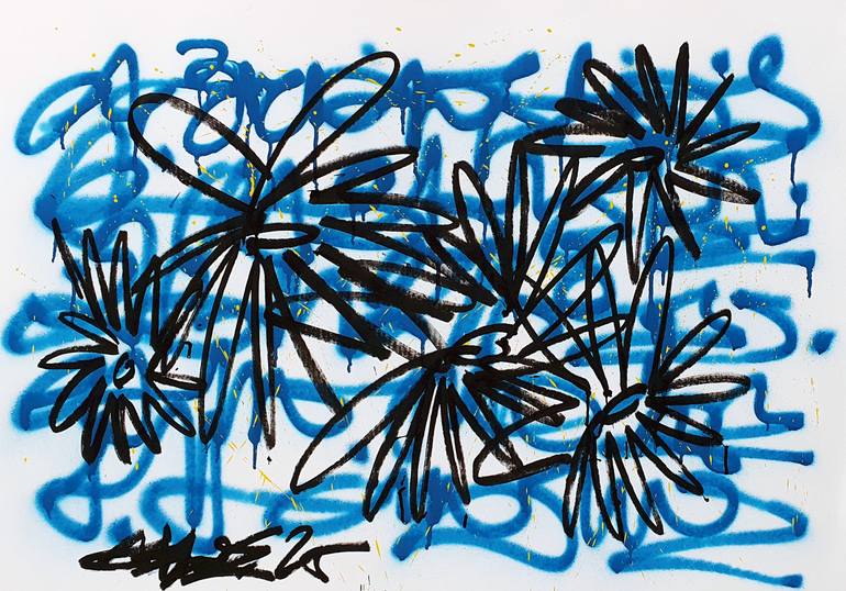 Original Street Art Graffiti Painting by Mr Artsy Graffiti Streetart Tag Urban Street Art Tags