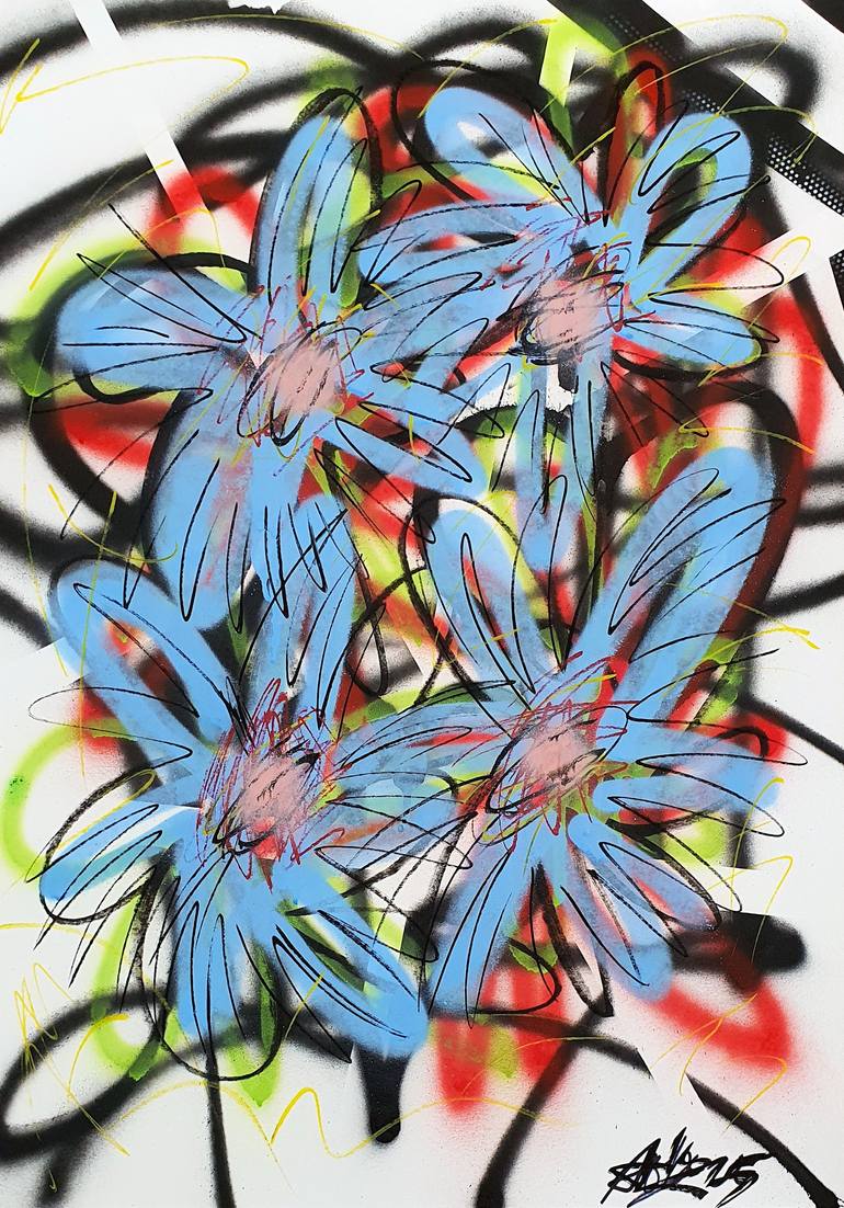 Original Street Art Graffiti Painting by Mr Artsy Graffiti Streetart Tag Urban Street Art Tags