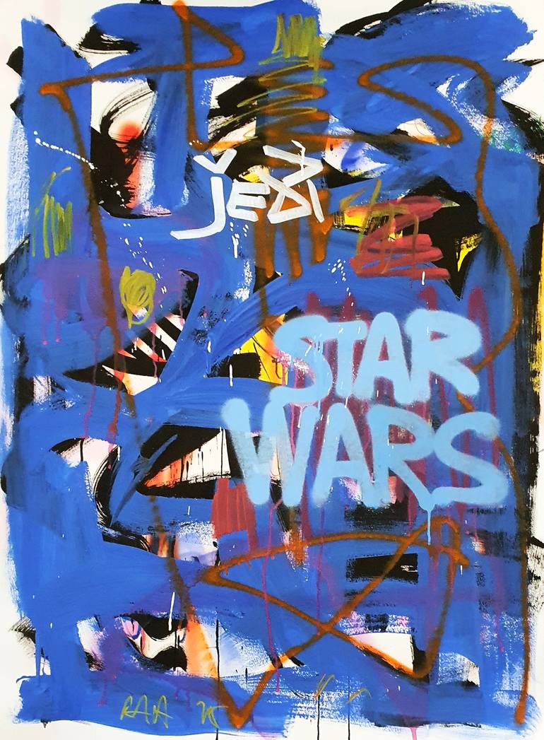 Original Street Art Graffiti Painting by Mister Artsy Streetart Tags Urban Abstract Graffiti Tag