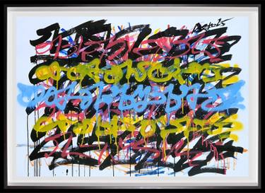 Original Street Art Graffiti Paintings by Mister Artsy Streetart Tags Urban Pop Graffiti Tags