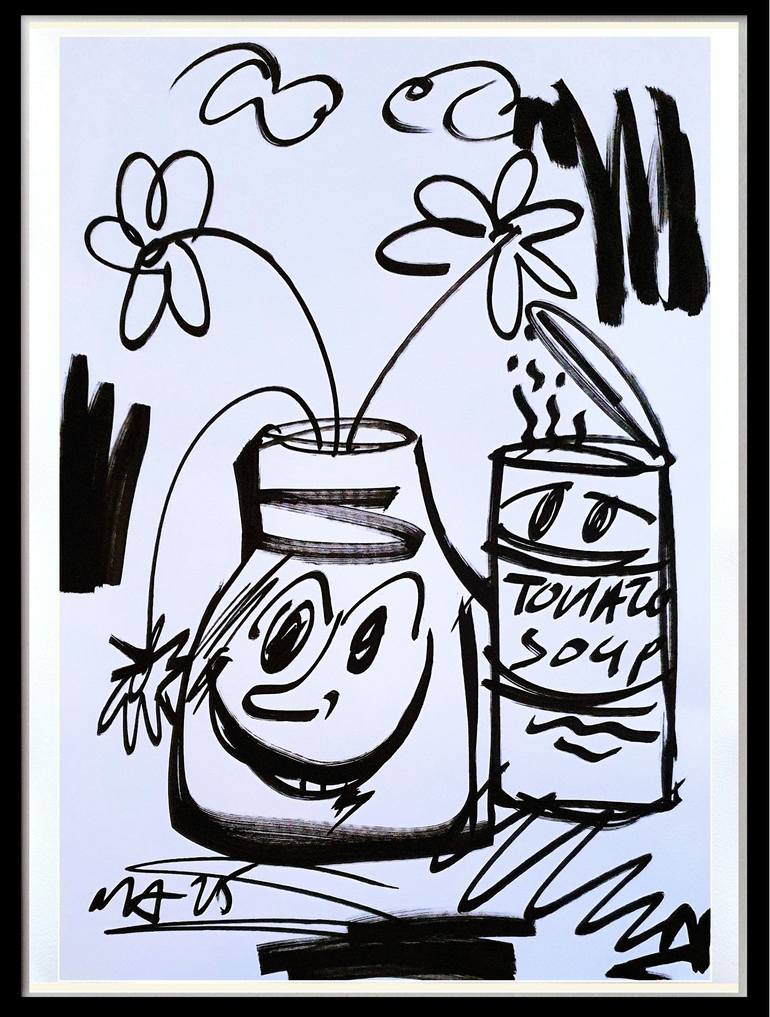 Original Street Art Graffiti Painting by Mister Artsy Streetart Tags Urban Abstract Graffiti Tag