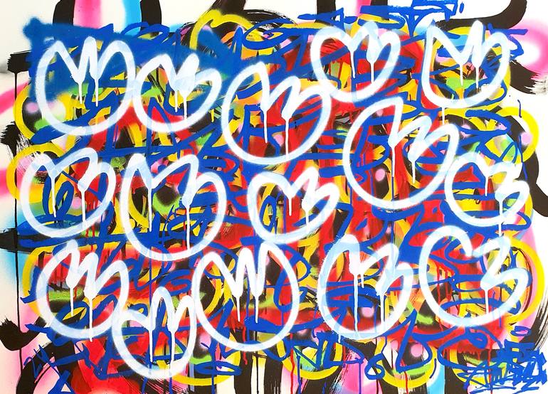 Original Street Art Graffiti Painting by Mister Artsy Graffiti Tags Urban Pop Streetart Abstract Tag