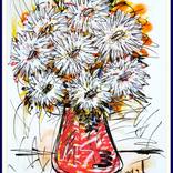 Graffito Flowers # 5 by Mister Artsy Graffiti Tags Urban PoP Streetart Abstract Tag