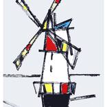 Mondrian Mill by Mister Artsy Graffiti Tags Urban PoP Streetart Abstract Tag