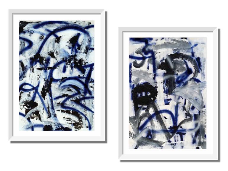 Original Abstract Expressionism Graffiti Painting by Mister Artsy  Graffiti Streetart Amsterdam