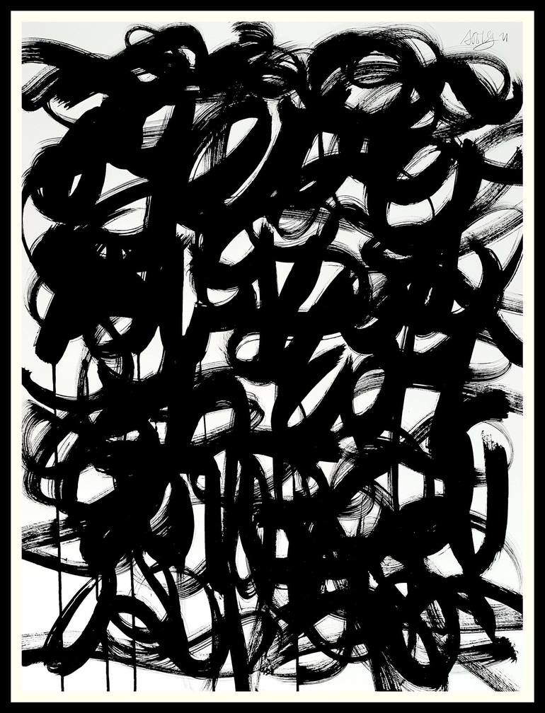 Original Abstract Graffiti Drawing by Mister Artsy  Urban Art and Graffiti Design Studio