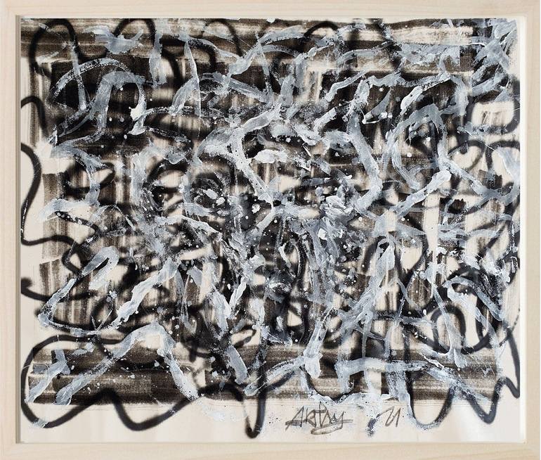 Original Abstract Graffiti Painting by Mister Artsy  Graffiti Streetart Amsterdam