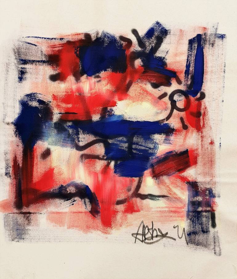 Original Abstract Graffiti Painting by Mister Artsy  Graffiti Streetart Amsterdam