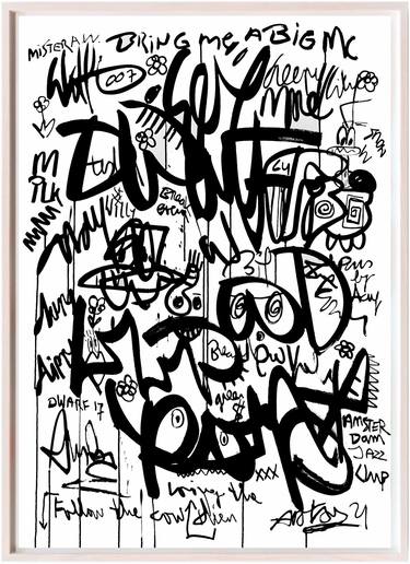 Original Abstract Graffiti Drawings by Mister Artsy Graffiti and Street PoP shop Amsterdam
