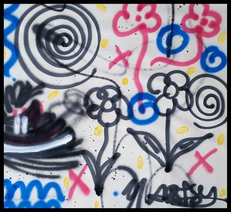 Original Graffiti Painting by Mister Artsy  Graffiti and Street PoP shop Amsterdam