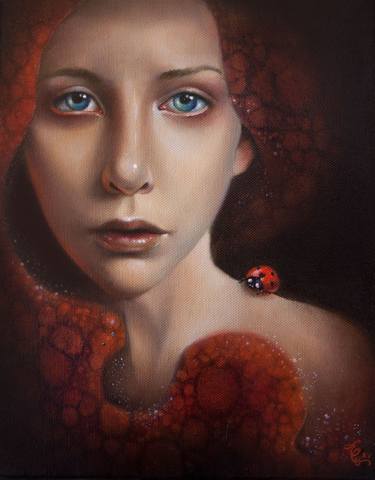 Original Surrealism Portrait Paintings by Erica Calardo