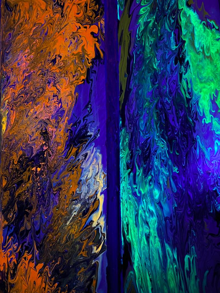 The Blue Line Painting by Craig Garner Saatchi Art