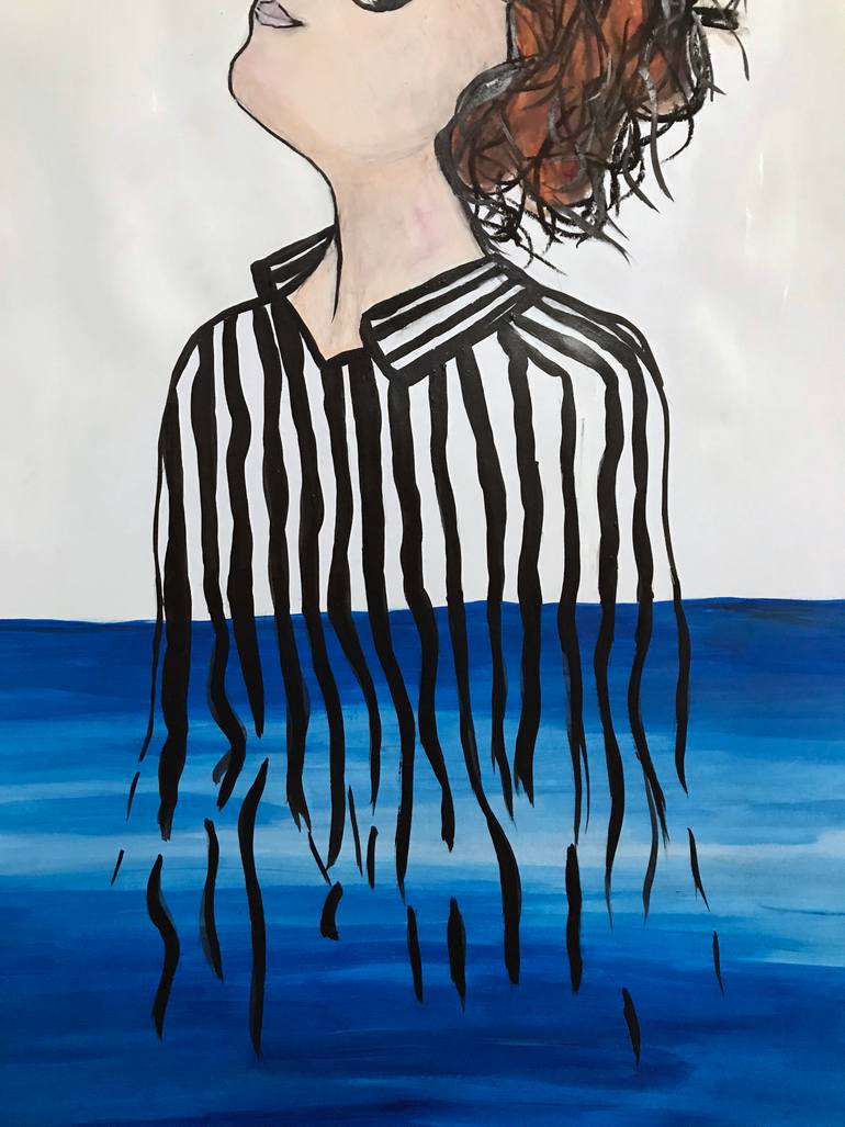 Original Conceptual People Painting by Pablo Martínez