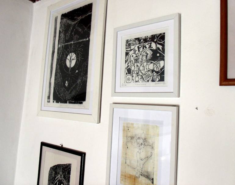 Original Figurative Culture Printmaking by Celestino Neto