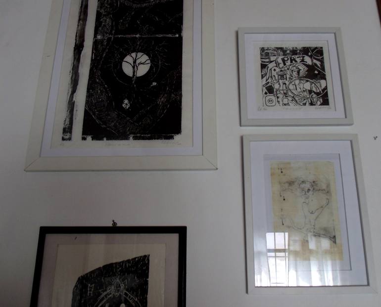 Original Figurative Culture Printmaking by Celestino Neto