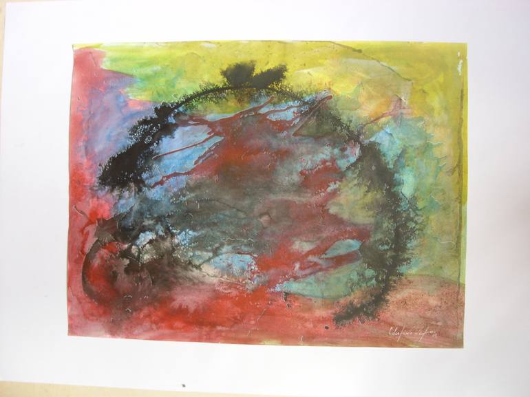 Original Abstract Painting by Celestino Neto