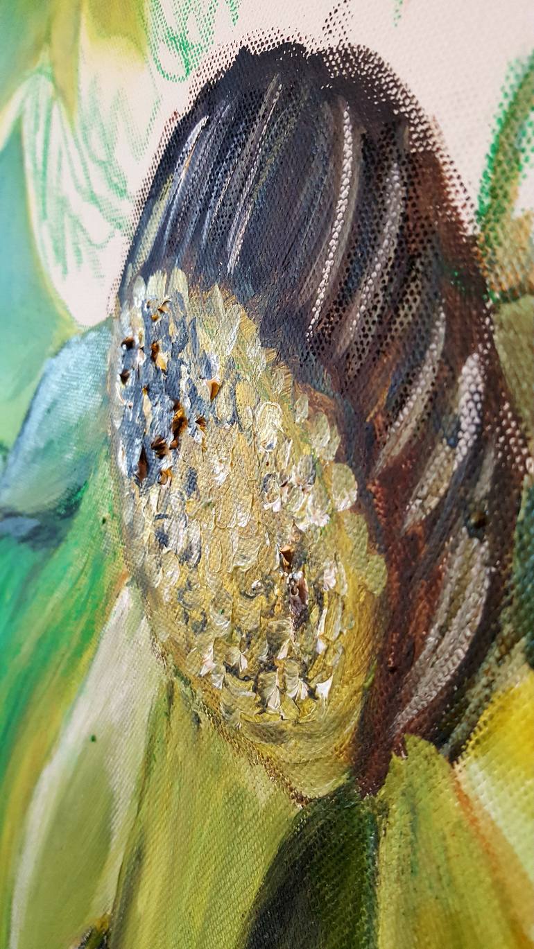 Original Impressionism Floral Painting by Danny Raven Tan