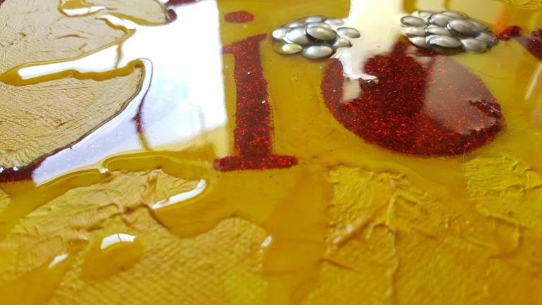 Original Conceptual Pop Culture/Celebrity Painting by Danny Raven Tan