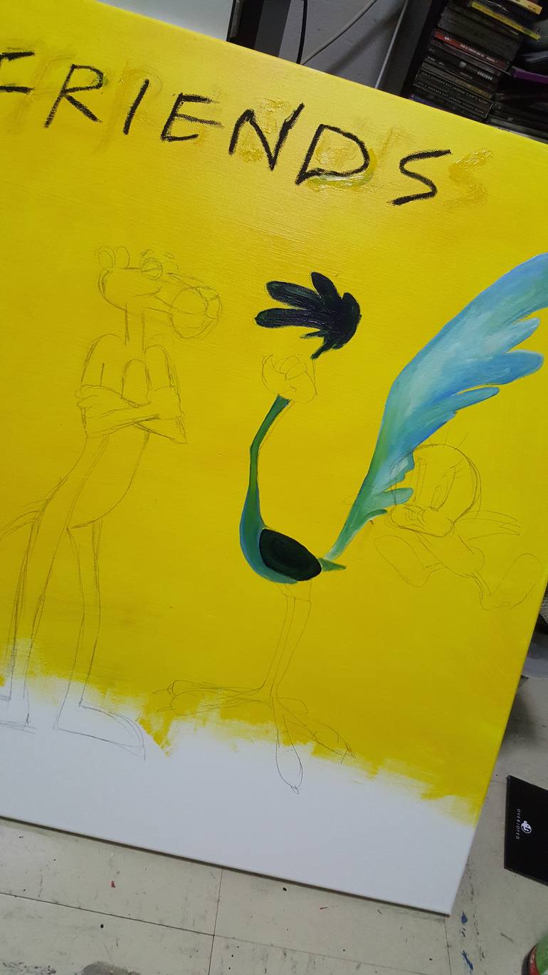 Original Impressionism Pop Culture/Celebrity Painting by Danny Raven Tan