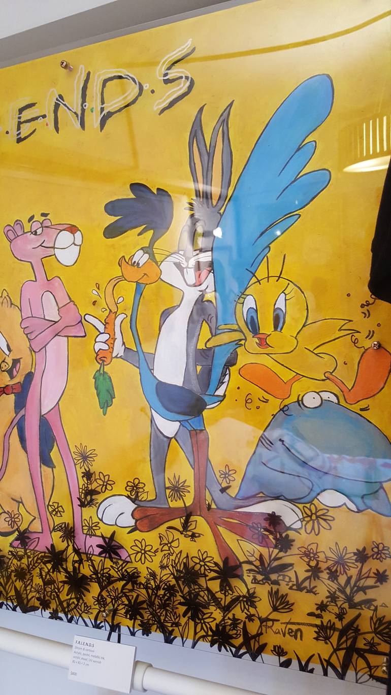 Original Impressionism Pop Culture/Celebrity Painting by Danny Raven Tan