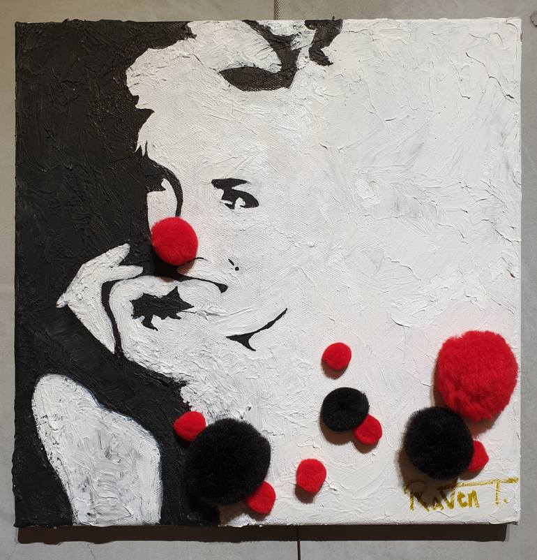 Original Pop Culture/Celebrity Painting by Danny Raven TAN