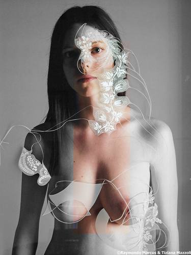 Original Nude Collage by Raymondo Marcus