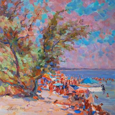 Original Beach Paintings by Vyrvich Valentin