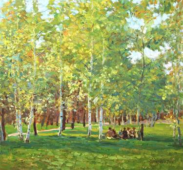 Original Impressionism Landscape Paintings by Vyrvich Valentin