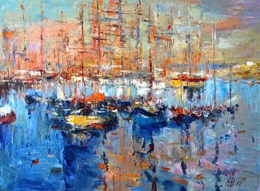 Original Impressionism Landscape Paintings by Vyrvich Valentin