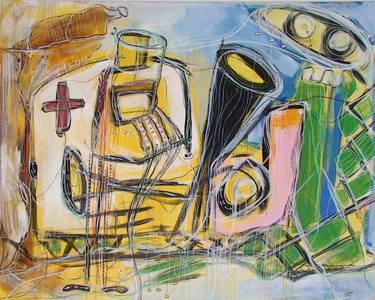 Original Expressionism Business Paintings by Greem Feld