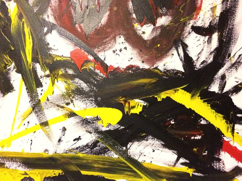 Original Abstract Expressionism Love Painting by Jay Saunders