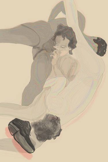 Original Digital Art Body Digital by Florencia Magallanes