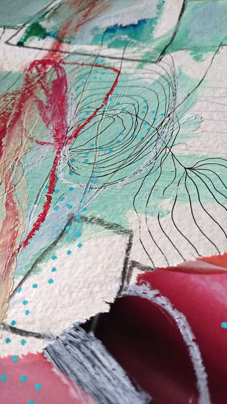 Original Abstract Health & Beauty Collage by Smart Saatchiart