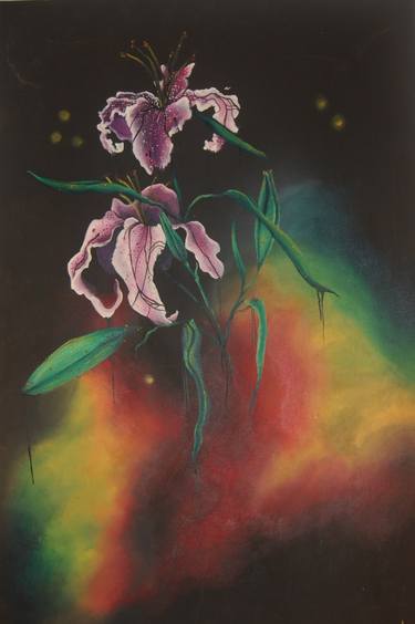 Original Floral Painting by kate vincent