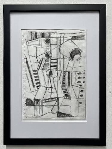 Original Abstract Expressionism Abstract Drawings by Tom Diamantopoulo