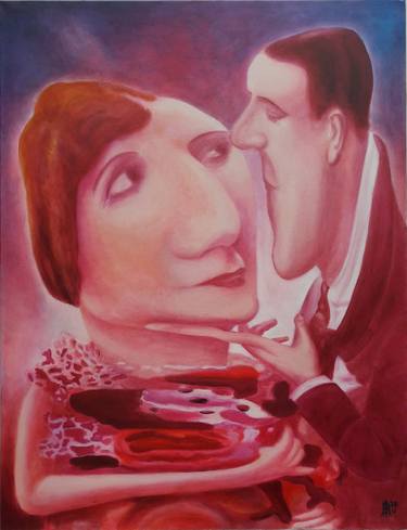 Original Love Painting by Agnès Antonio