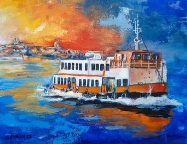 Print of Expressionism Boat Paintings by Carmo Almeida