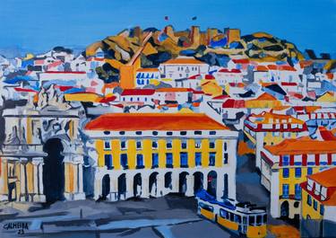 Print of Abstract Expressionism Cities Paintings by Carmo Almeida