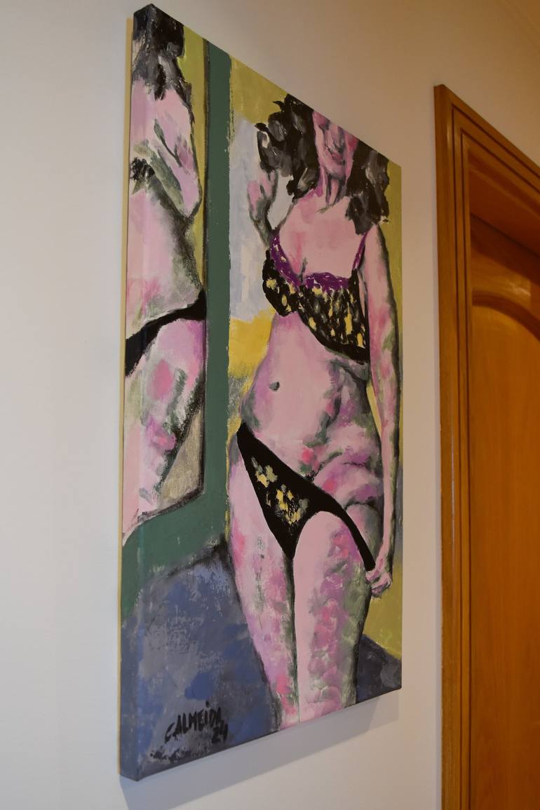 Original Women Painting by Carmo Almeida