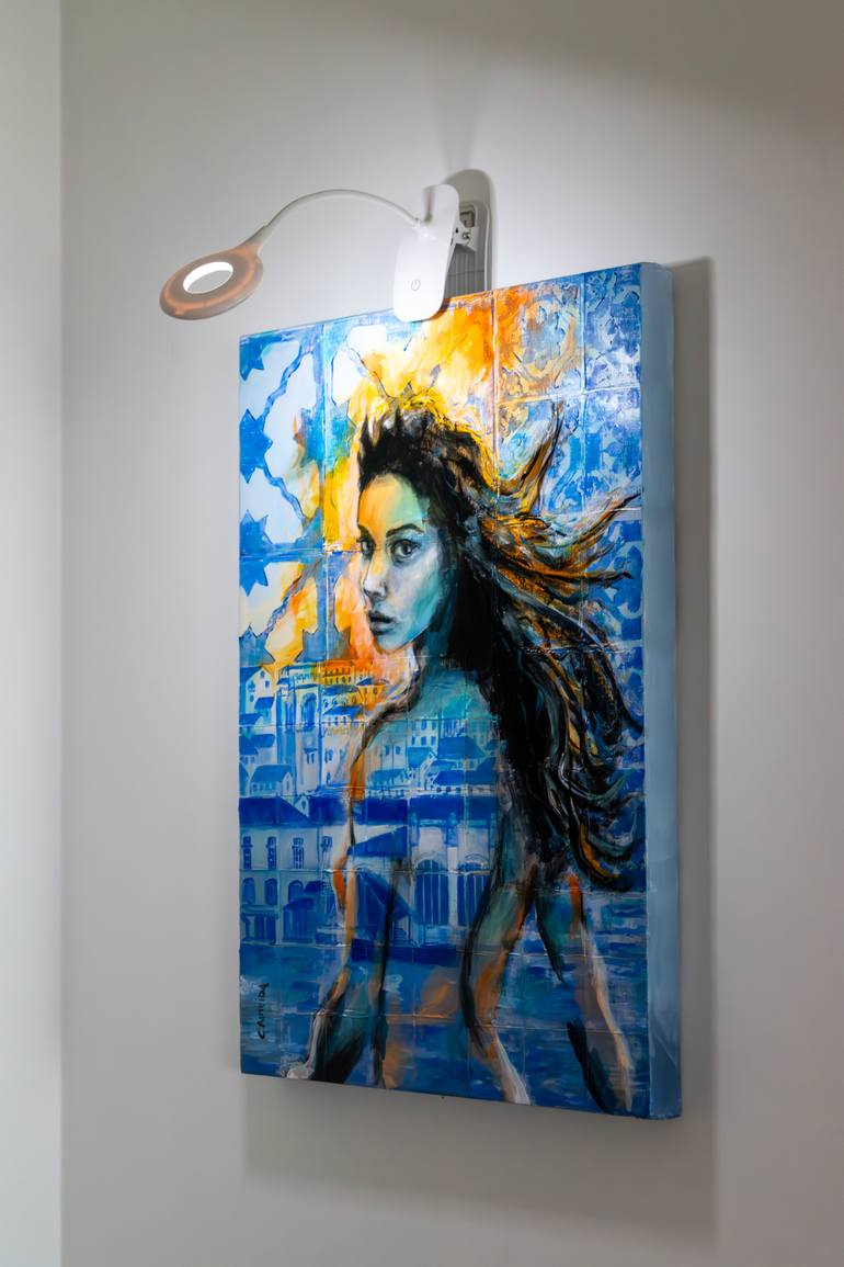Original Expressionism Cities Painting by Carmo Almeida