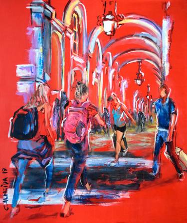 Print of Expressionism Cities Paintings by Carmo Almeida