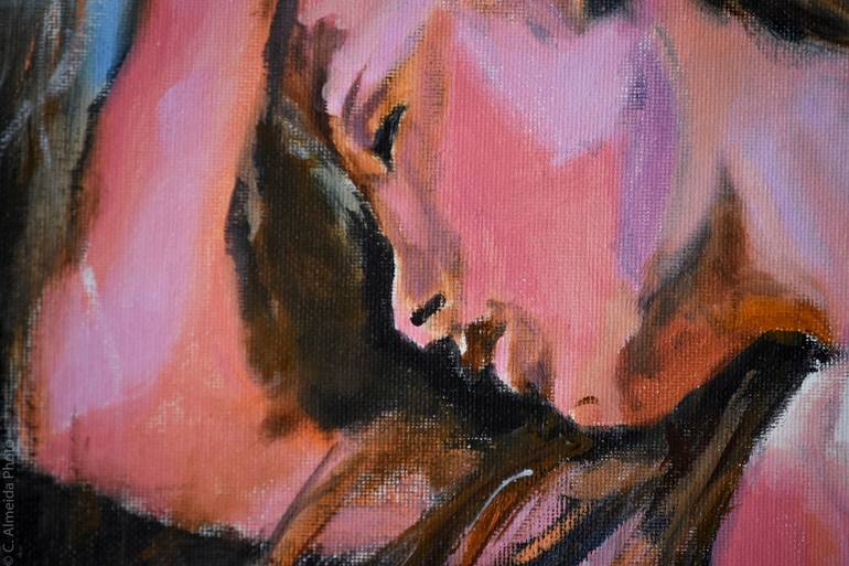 Original Expressionism Nude Painting by Carmo Almeida