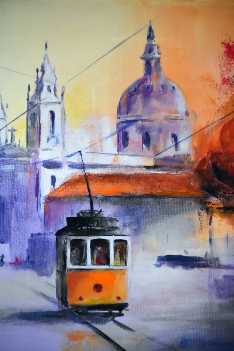 Original Impressionism Cities Painting by Carmo Almeida