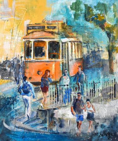 Print of Expressionism Cities Paintings by Carmo Almeida