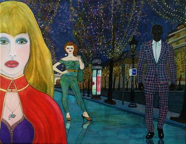 Original Figurative People Paintings by Audrey Breed