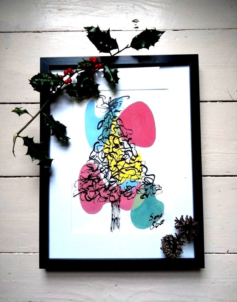 Original Abstract Tree Drawing by Sono Scott