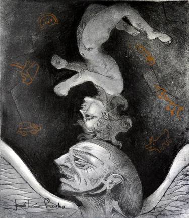 Print of Figurative Fantasy Drawings by José Luis Rumbo